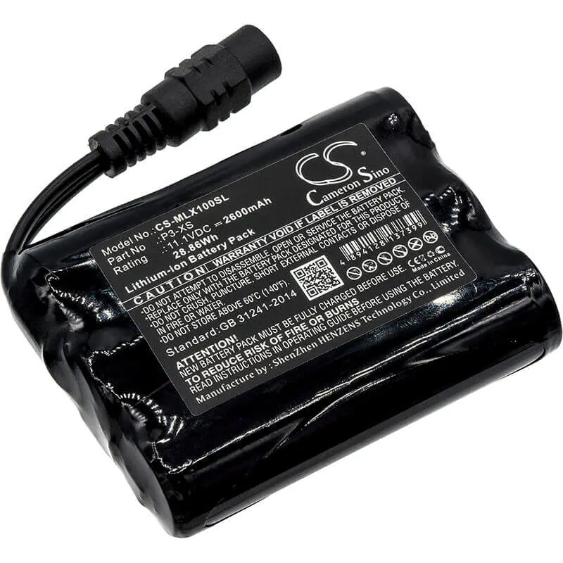 11.1V 2600Mah Li-Ion Equipment Battery For Minelab P3-Xs And Sovereign Xs Metal Detectors (28.86Wh) 1