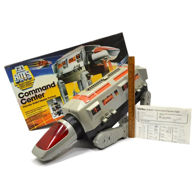 1984 Vintage Tonka Gobots Command Center #7240 Playset In Original Box With Instruction Manual 1
