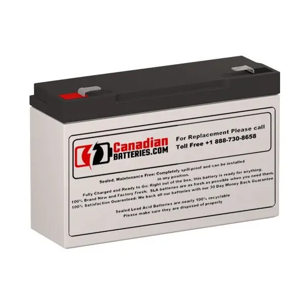 6V 12Ah F1-Terminal Replacement Battery For Sunnyway Swe6120 Power Systems 1