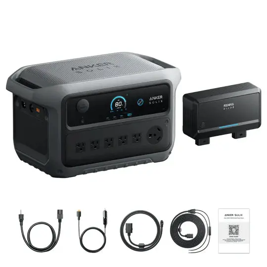 Anker Solix C2000 Gen 2 Power Station – 2048Wh Portable Station With Car Alternator Charging Capability 1
