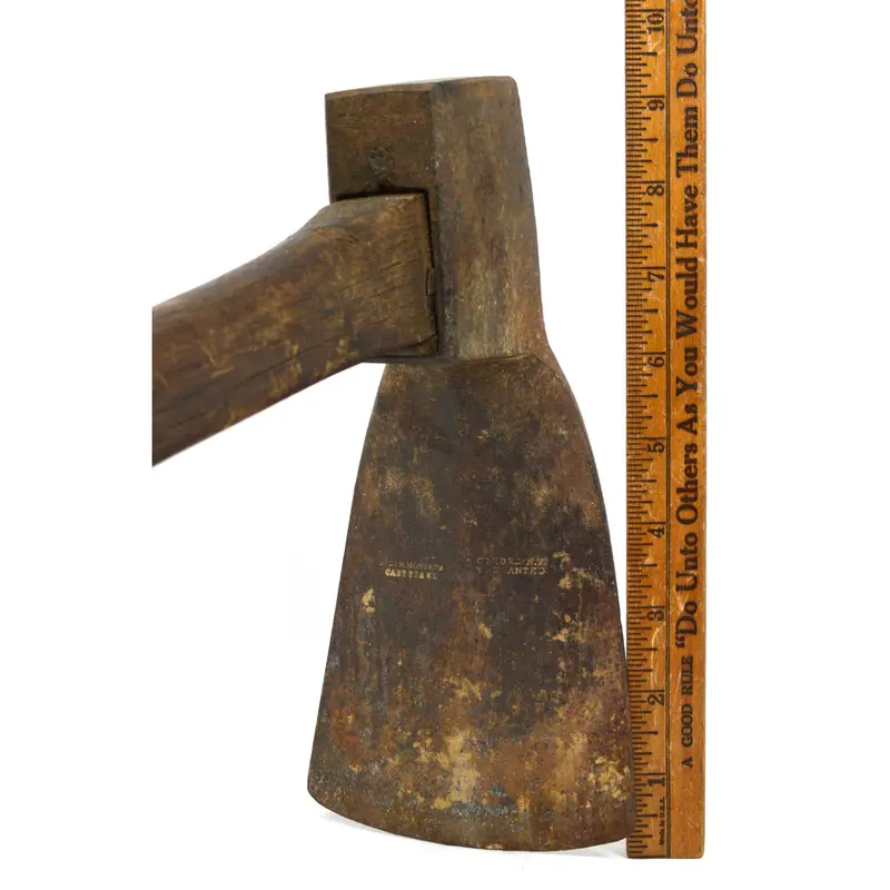 Antique Simmons & Co. Gutter Adze – Canoe Or Spout Shaping Tool With Original Handle 1
