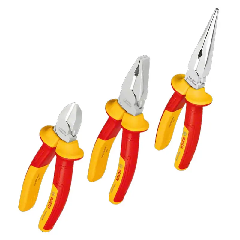 Bosch 3-Piece Vde-Compliant Plier Set (1600A02Ng0) 1