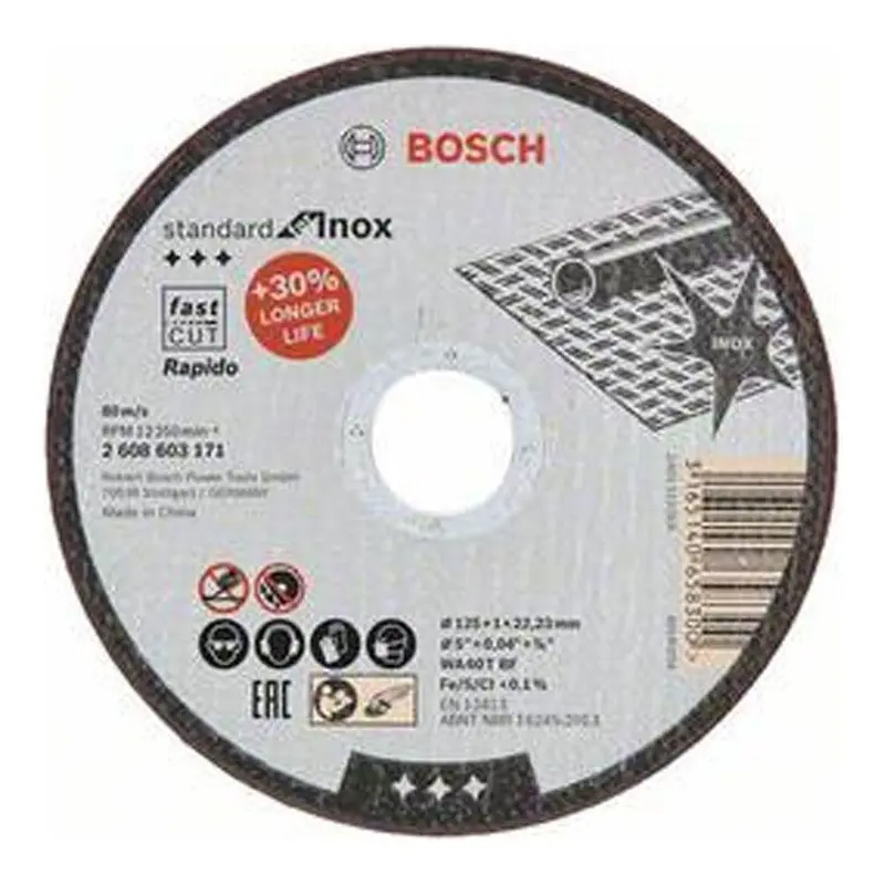 Bosch 5-Inch Stainless Steel Cutting Disc – Optimized For Inox Materials 1