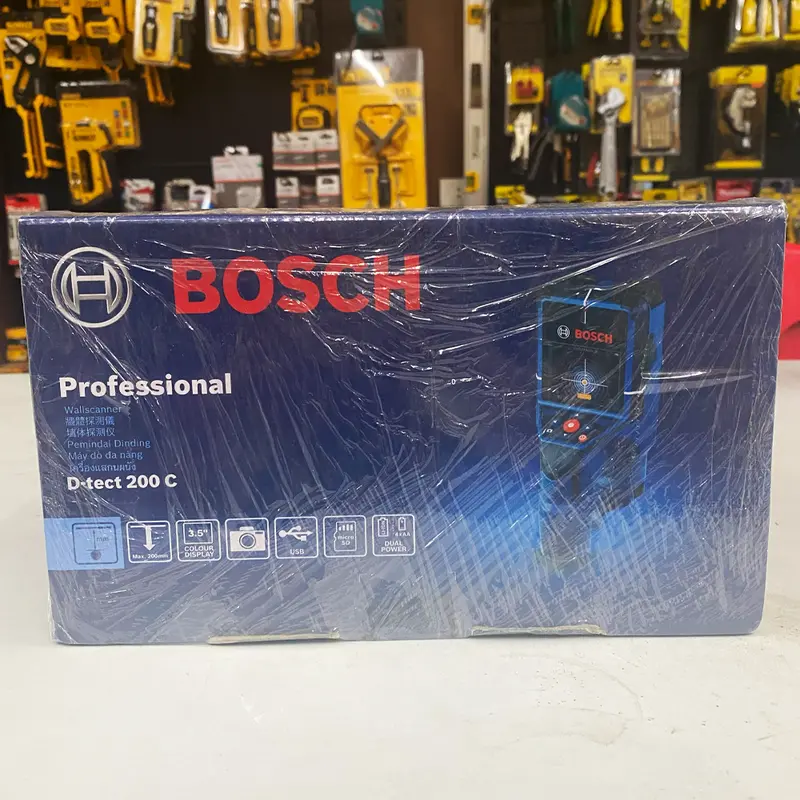 Bosch D-Tect 200 C Multi-Material Wall & Floor Scanner – 200Mm Detection Depth (Opened Packaging) 1