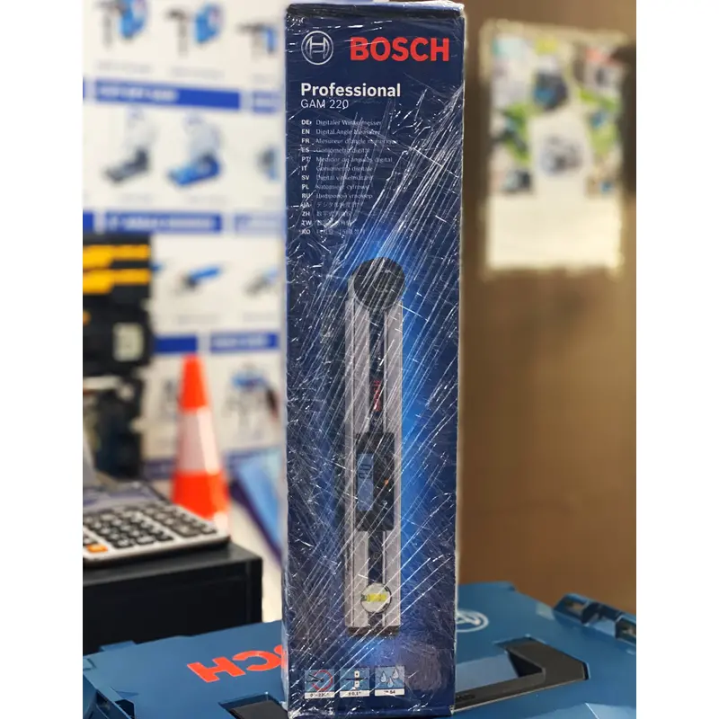 Bosch Gam220 Digital Angle Finder – 0°–220° Range, 40Cm Arm Length (Opened Packaging) 1