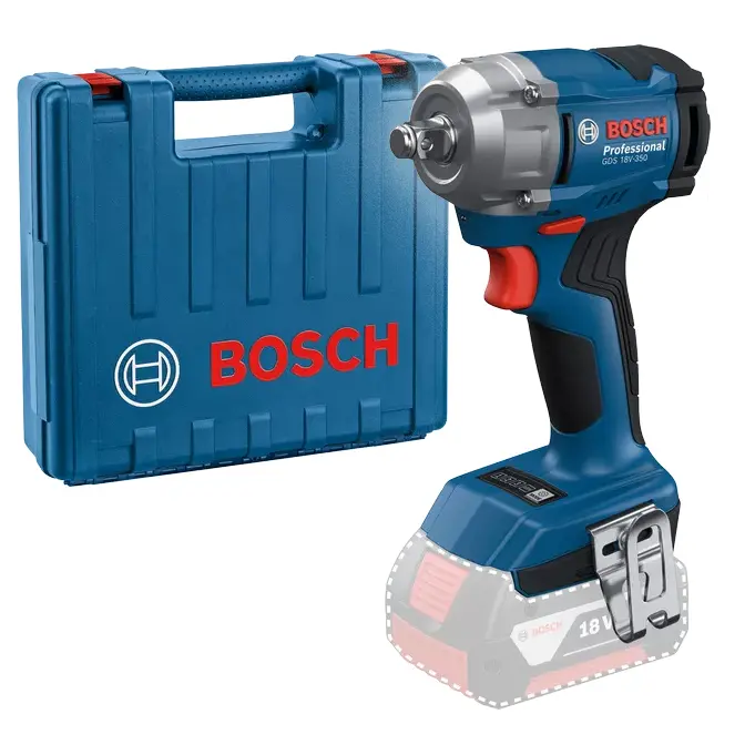 Bosch Gds 18V-350 Cordless Impact Wrench — 1/2" Drive, 350 Nm (Bare Tool) 1