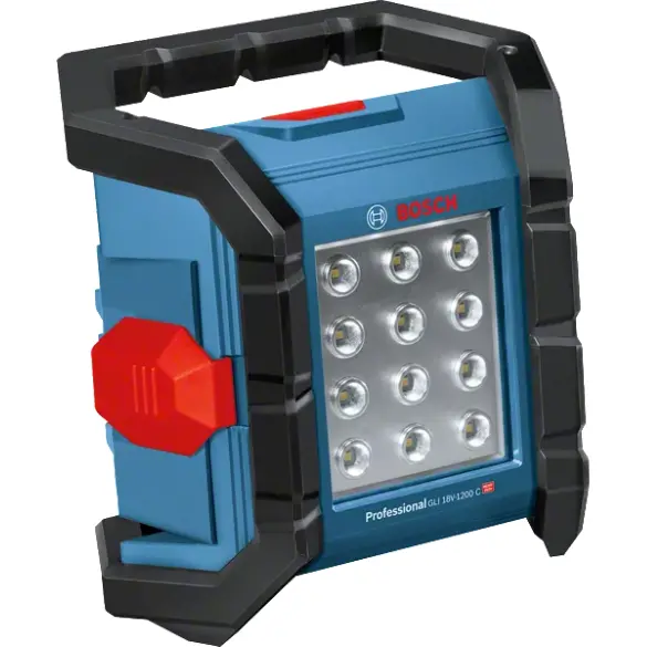 Bosch Gli 18V-1200C 18V Cordless Flood Light – 1200 Lumens, Adjustable Stand 1
