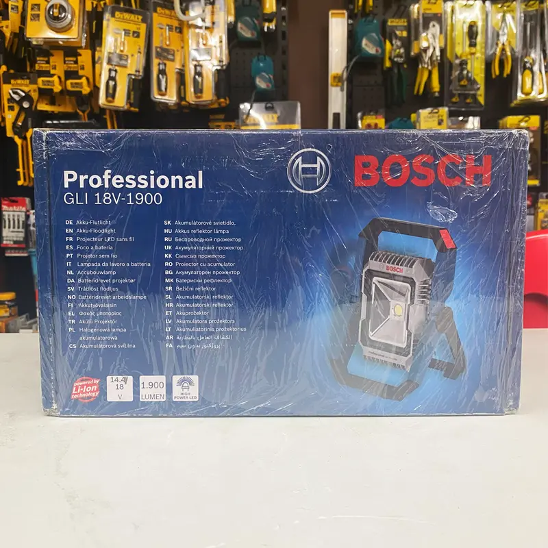 Bosch Gli18V-1900 Cordless Led Flood Light – 1900 Lumens, 18V Platform (Bare Unit) 1