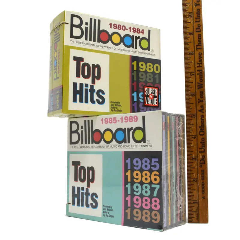 Brand-New Billboard Top Hits Cd Collection — Two 5-Pack Sets (10 Total) From 1980–1989 1