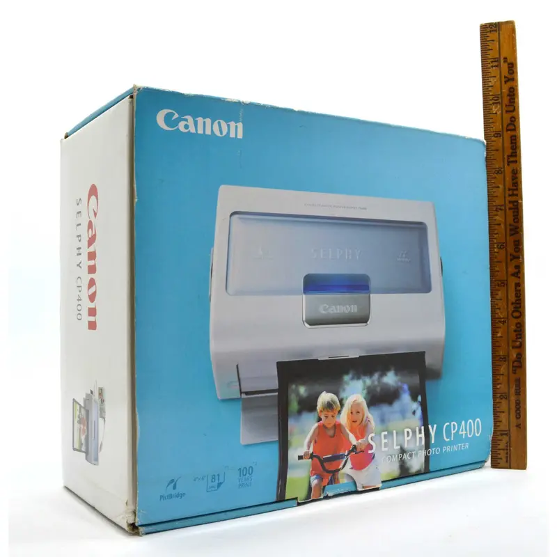 Canon Selphy Cp400 Compact Photo Printer – Unused, Complete With Accessories 1