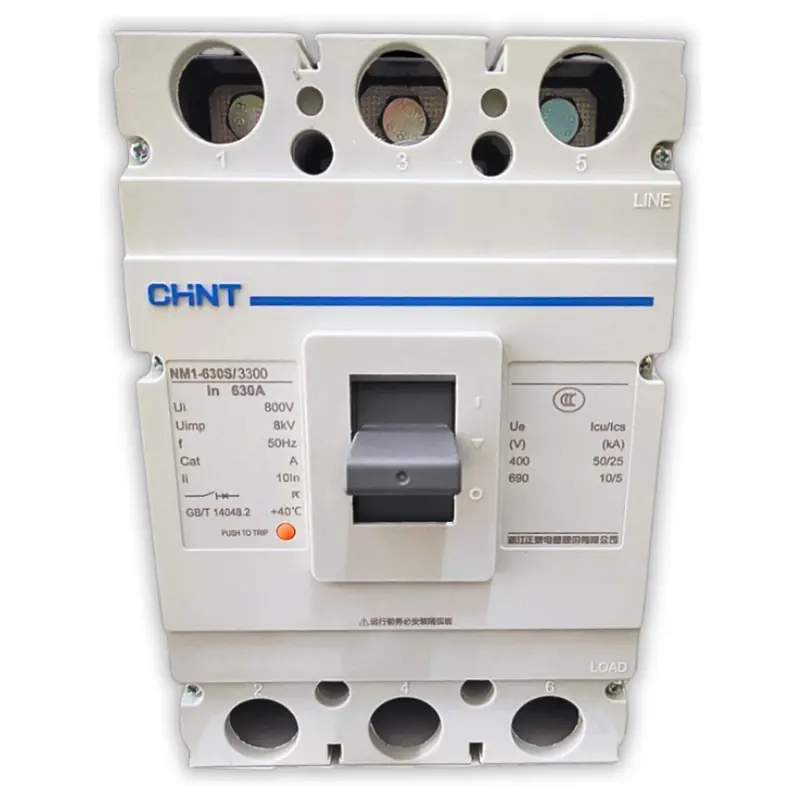 Chint Nm1-630S/3300 Type S Moulded Case Circuit Breaker – 3-Pole Mccb 1