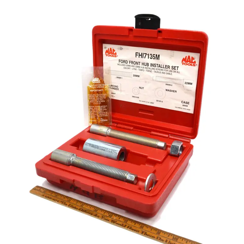 Complete Mac Tools Fhi7135M Ford Front Hub Installer Set In Original Case 1