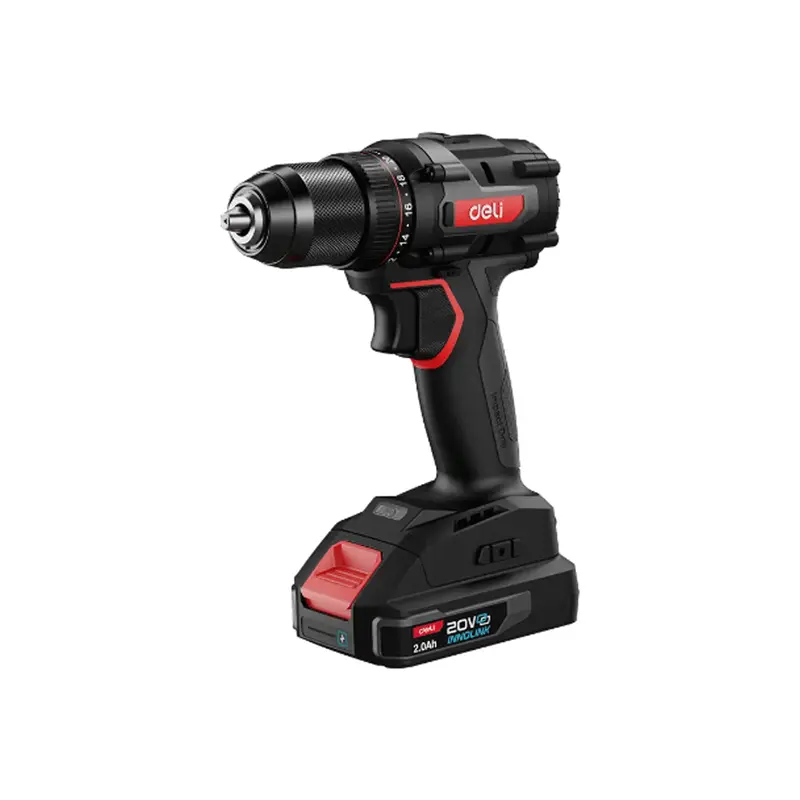 Deli Ede-Cz20-1D2 20V Lightweight Cordless Drill (10 Mm Chuck, 3/8″) 1