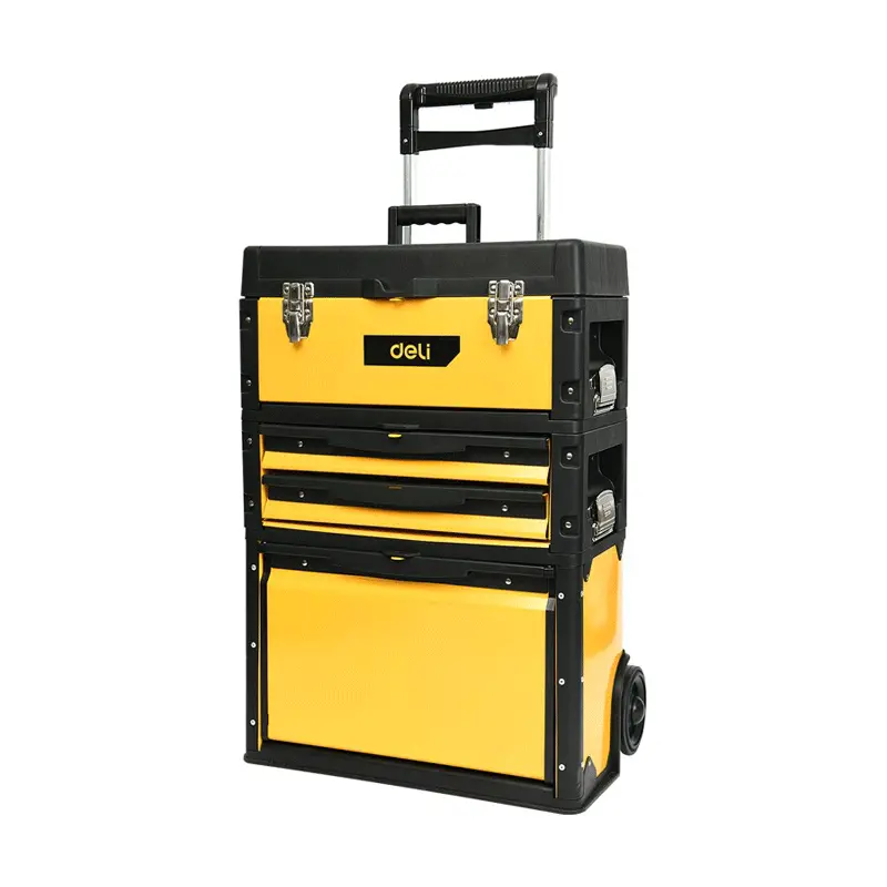 Deli Edl-Ts3C-20 Mobile Trolley Toolbox With Wheels 1