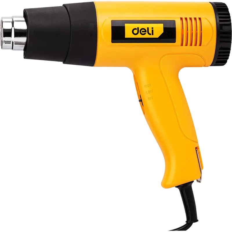 Deli Edl391201 Adjustable Heat Gun – 2000W Temperature-Controlled Airflow Tool 1