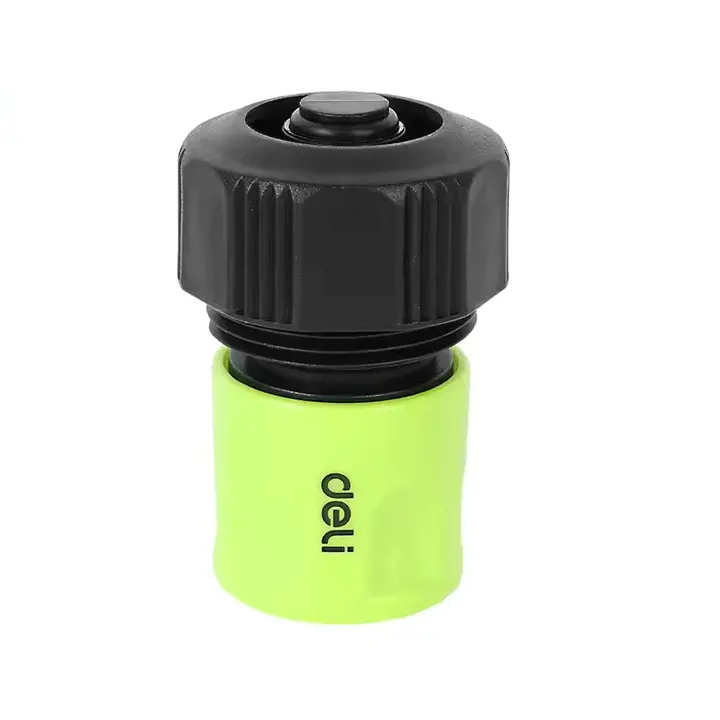 Deli Edl8796 3/4-Inch Plastic Hose Connector Featuring Auto Shut-Off Valve 1