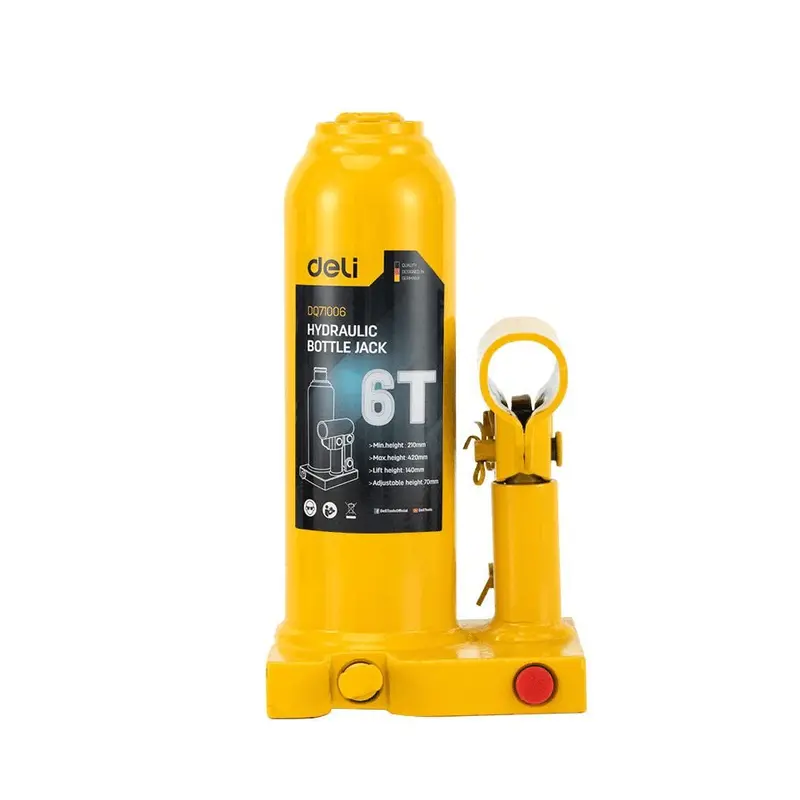 Deli Edq71006 6-Ton Precision Hydraulic Bottle Jack 1