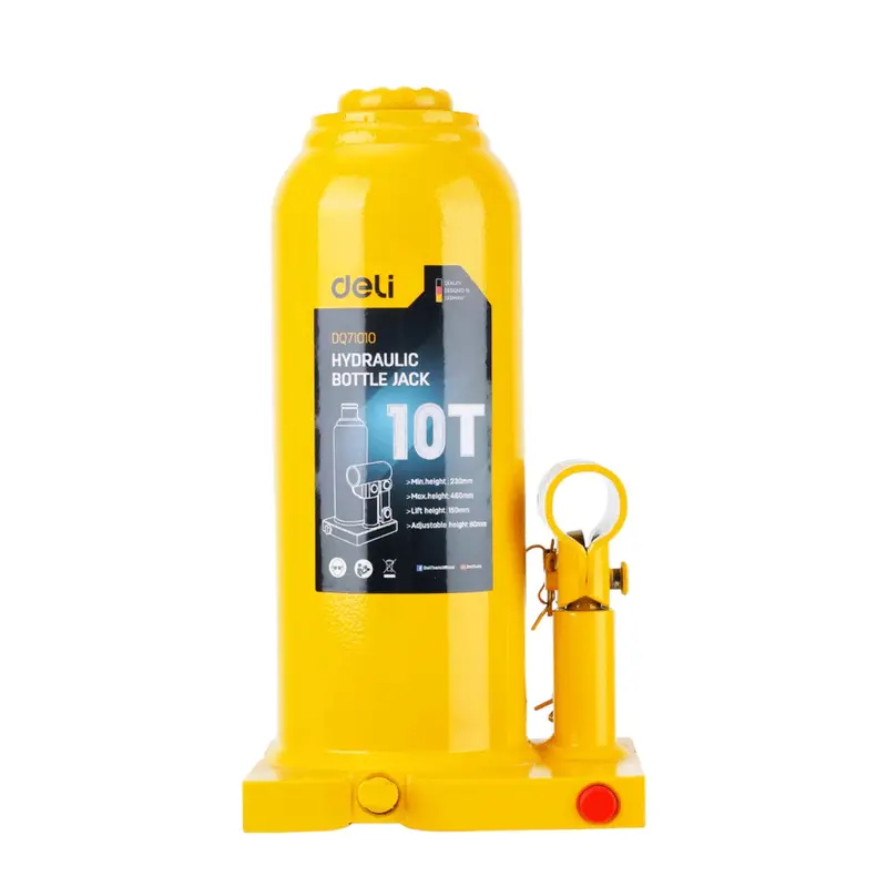 Deli Edq71010 Heavy-Duty 10-Ton Hydraulic Bottle Jack 1