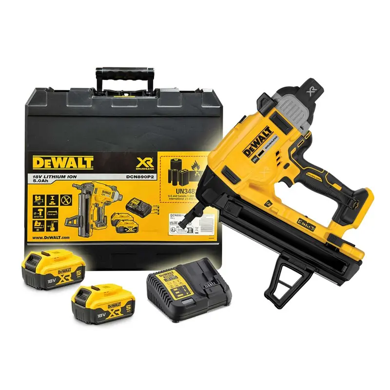 Dewalt Dcn890P2 Cordless Concrete Nailer Kit (18V/20V Max) 1