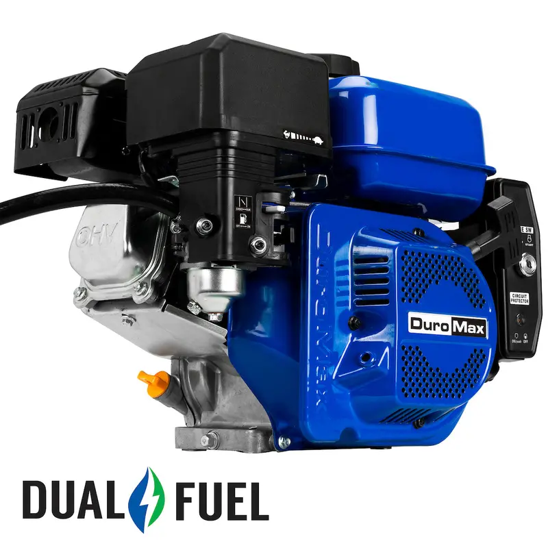 Duromax Xp7Hpx 212Cc Dual-Fuel Horizontal Engine – 3/4-Inch Shaft, Recoil/Electric Start For Versatile Applications 1