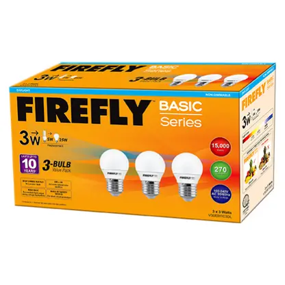 Firefly A-Shape Led Bulb Value Pack – 3-Pack 1
