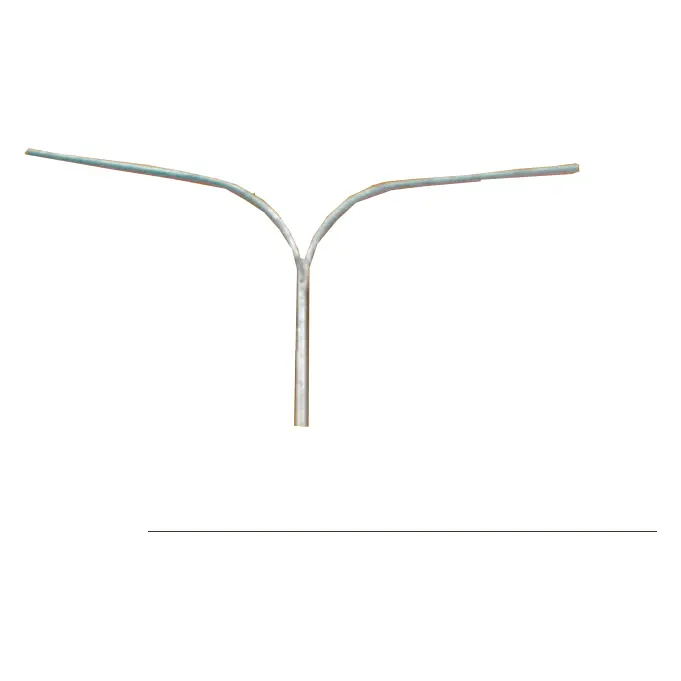 Firefly Dual-Arm Lamp Post Bracket – Symmetrical Two-Arm Support System 1