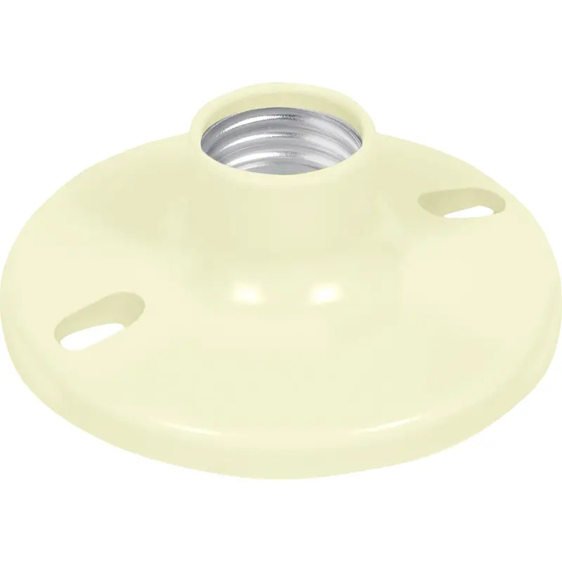 Firefly E27 Ceiling Socket – 4.25-Inch Diameter, 4A 250V 1