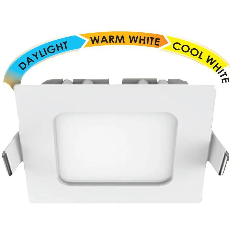 Firefly Edl1126 3-Color Recessed Slim Square Led Downlight 1