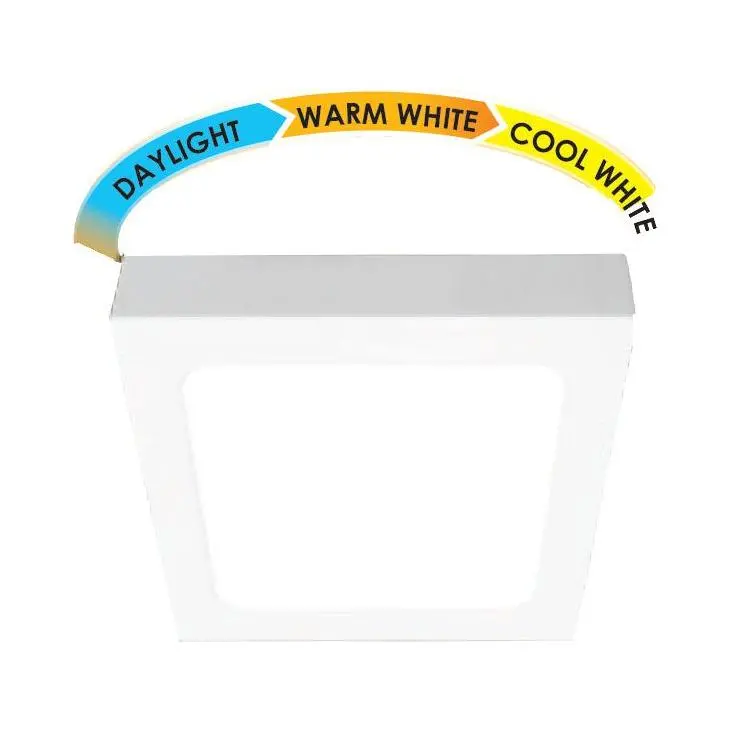 Firefly Edl1237 3-Color Surface-Mount Square Led Downlight 1