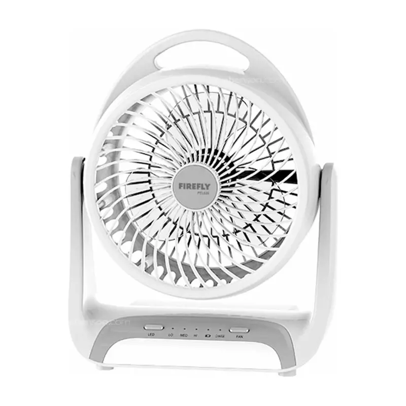 Firefly Fel628 Mini Table Fan With Dimmable Emergency Light 1