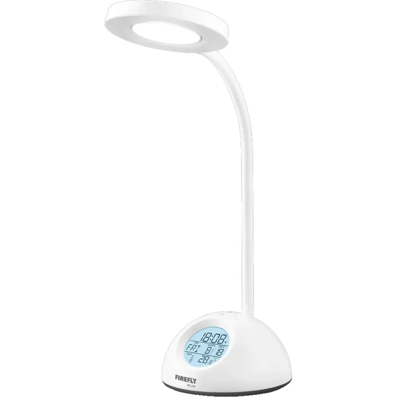 Firefly Fel720 Digital Display Desk Lamp With Tricolor Led Lighting 1