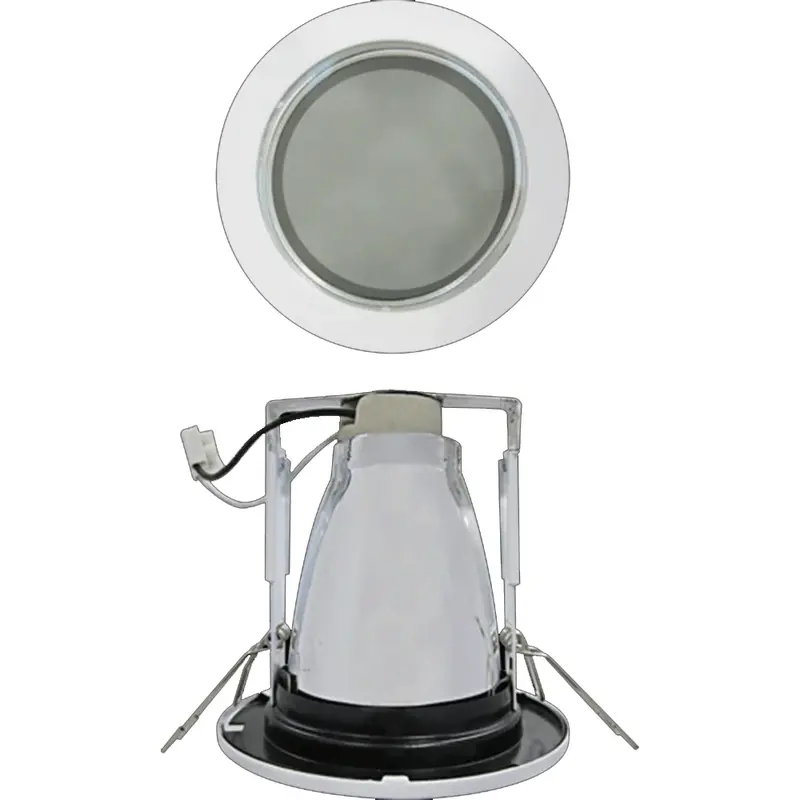 Firefly Frosted-Glass Recessed Downlight – Partial Diffuser Design 1