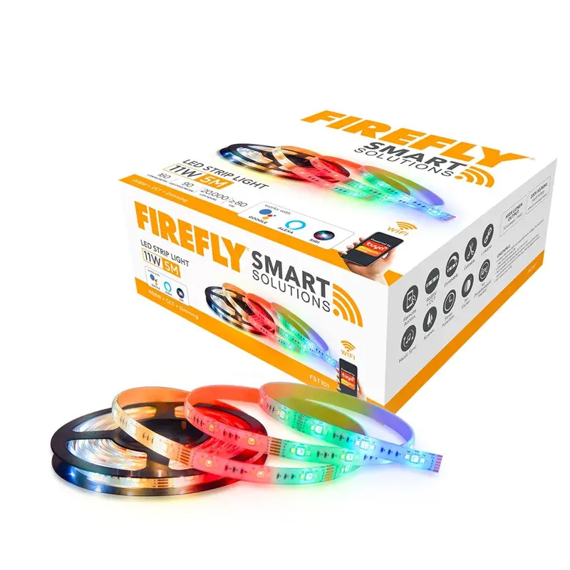 Firefly Fst101 Smart Led Strip Light – 11W Flexible Rgb Tape Light 1