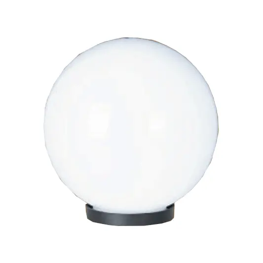 Firefly Globe Garden Lamp With White Opal Glass Diffuser – Post-Mounted 1