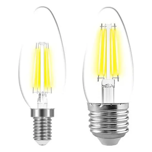 Firefly Led Filament Candle Bulb – Vintage-Style Indoor Lighting (Non-A Shape) 1
