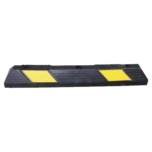 First Rubberized Parking Block For Vehicle Guidance And Protection 1