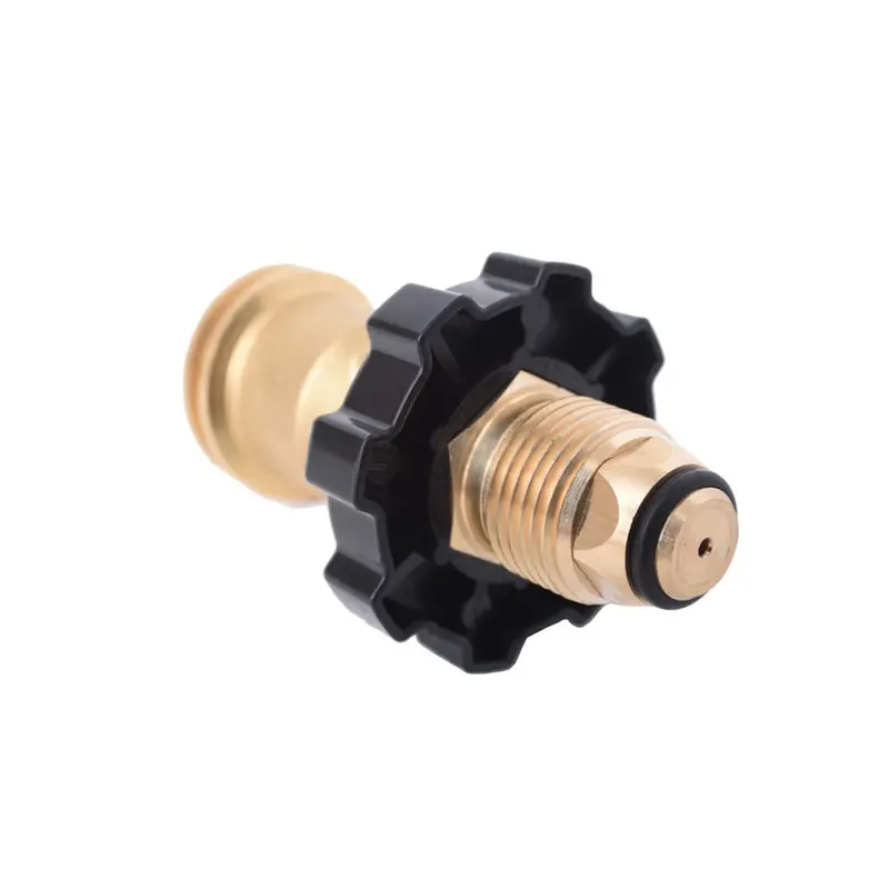 Flame King Pol01Jt002 Brass Adapter: Pol Male To Qcc1 (Type 1) Female Connection 1