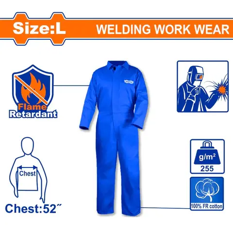 Flame-Retardant Coverall By Wadfow – Wau0102 (L/Xl) 1