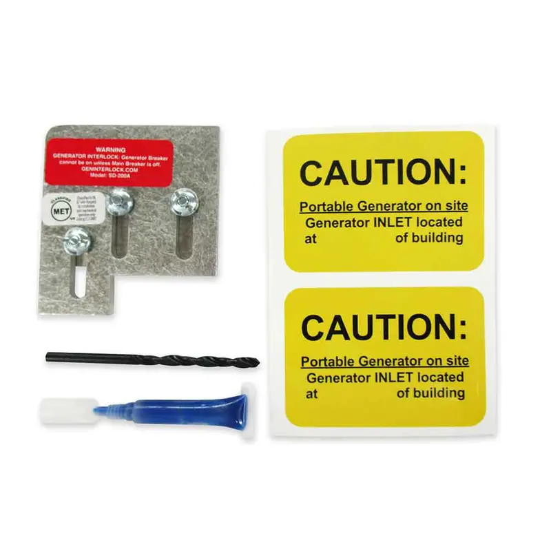 Geninterlock Sd-200A 150/200A Interlock Kit – Fits Square D Qo And Homeline Load Centers 1