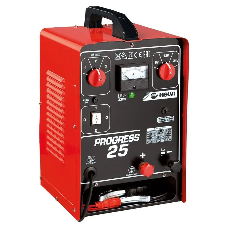 Helvi Progress 25 High-Capacity Car Battery Charger — 25A 1