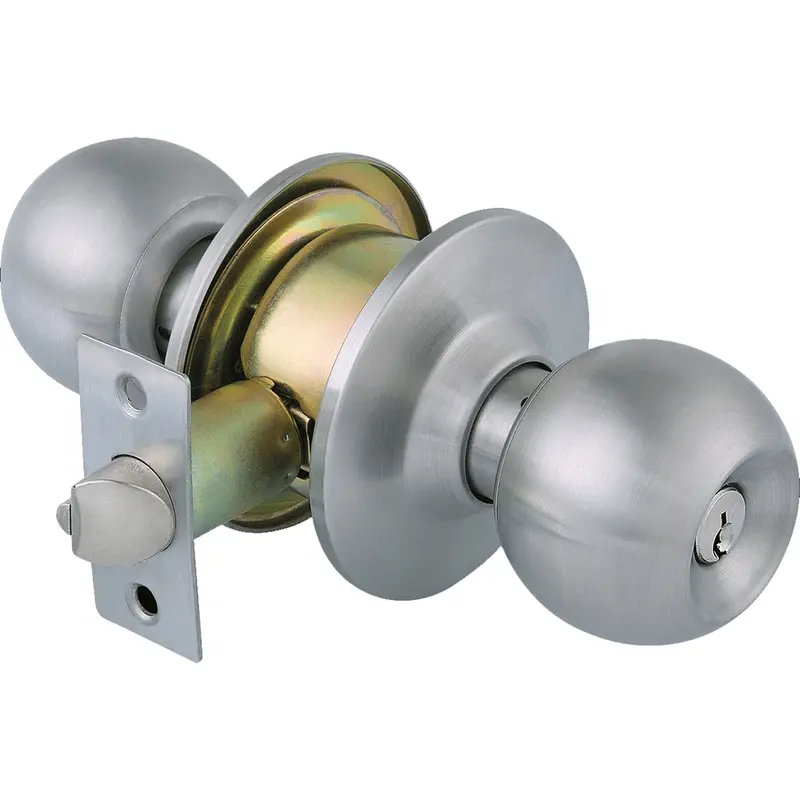 Herks Round-Profile Cylindrical Knobset – Model 587 1