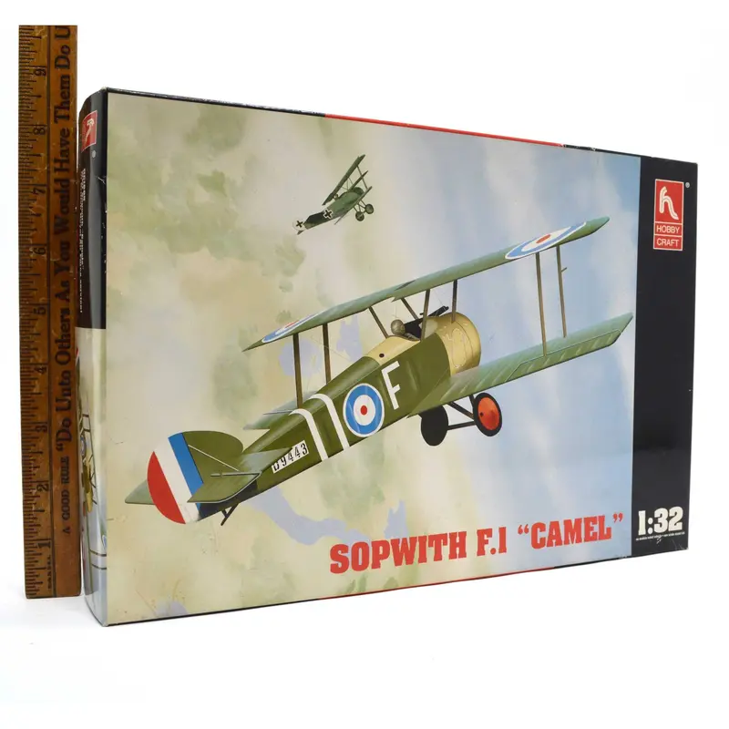 Hobby Craft Hc1685 Sopwith F.1 Camel Model Kit – 1:32 Scale, Open-Box, New 1