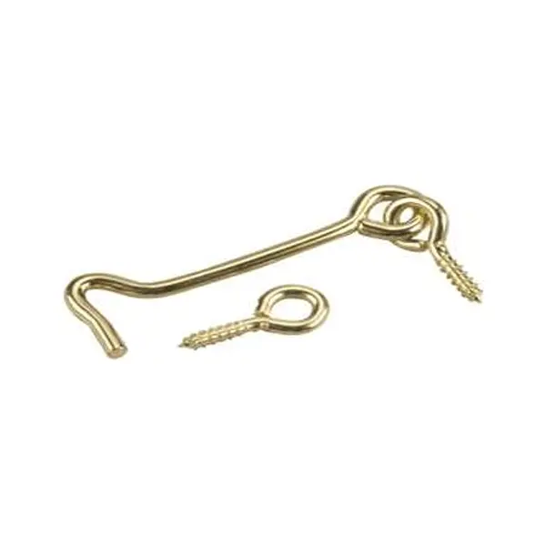 Hs Brass Hook-And-Eye Fasteners For Doors And Cabinets 1