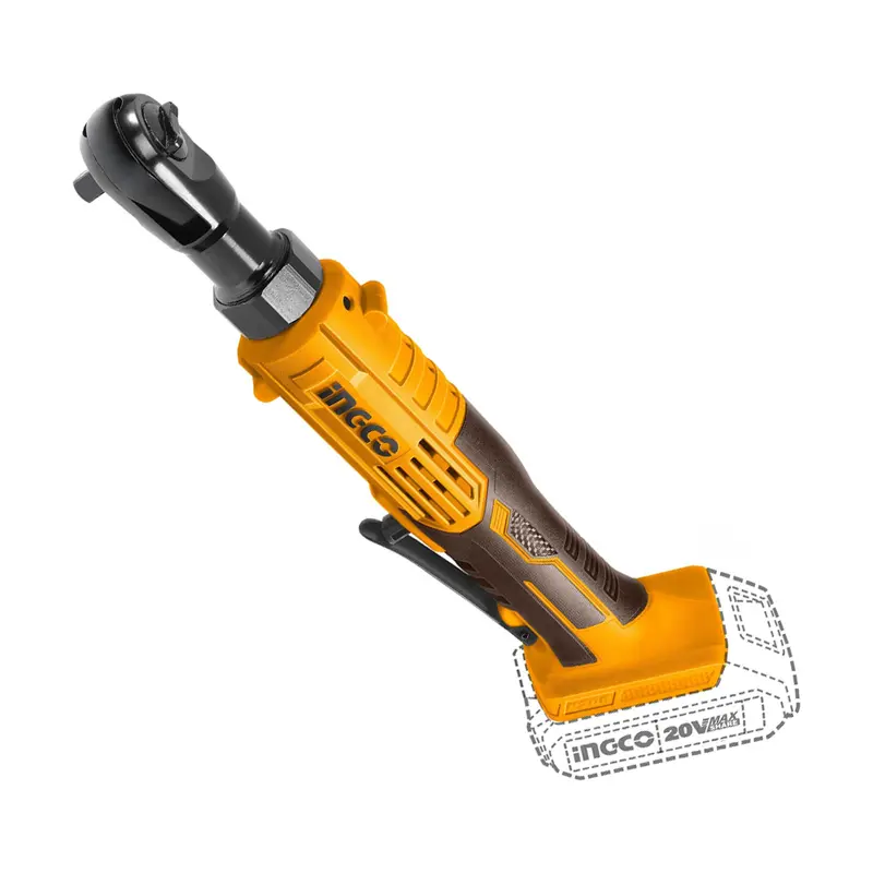 Ingco 20V Brushless Cordless Ratchet Wrench – 3/8" Drive, 2.0Ah – Cdrli2060152 1