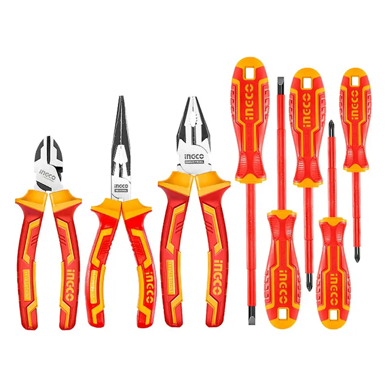 Ingco 8-Piece Insulated Hand Tool Set — Vde-Certified Safety (Hkist3061) 1