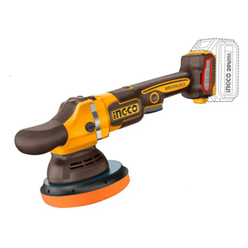 Ingco Apli2015 20V Cordless Angle Polisher (Tool-Only, No Battery) 1