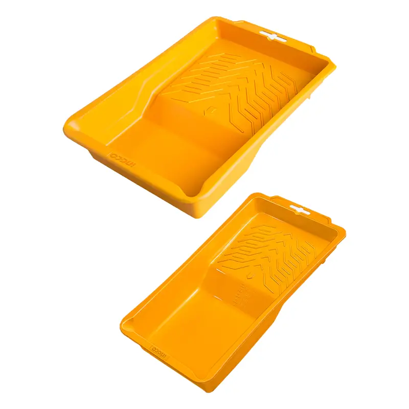Ingco Chptt435105 Paint Tray Set – 2-Piece Heavy-Duty Tray & Roller Frame Combo 1