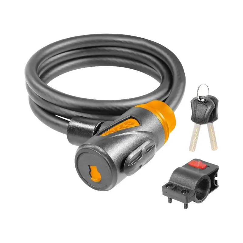 Ingco Dbk11210 Compact Bike Lock – 12Mm X 1000Mm Hardened Steel Cable 1