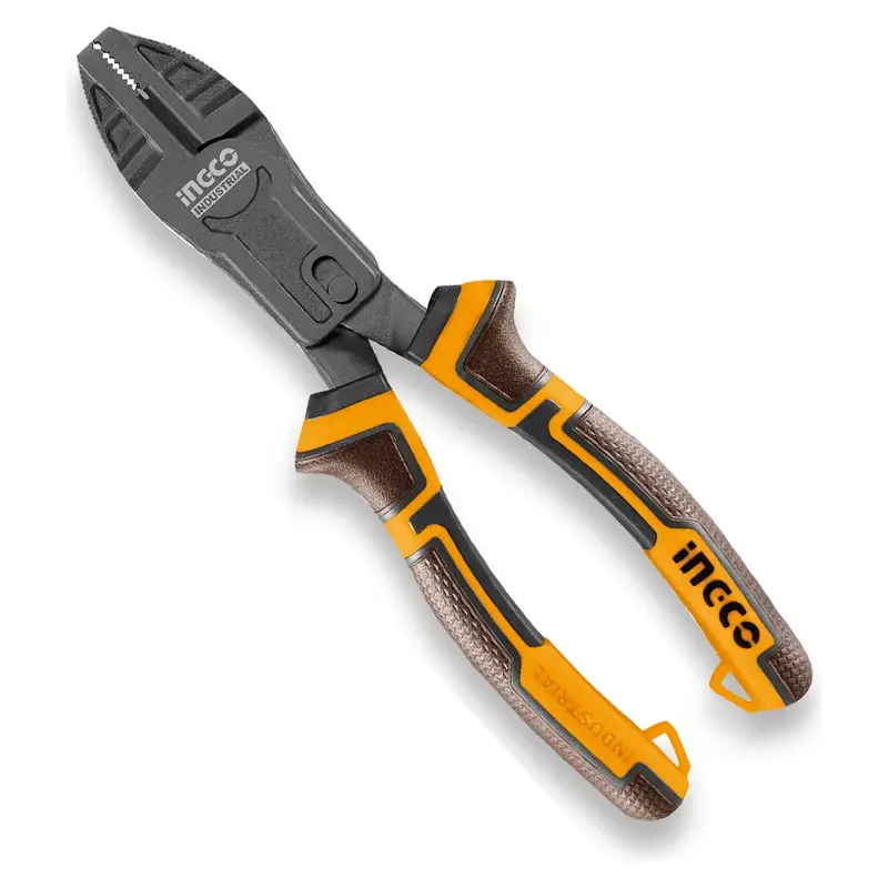 Ingco Hccp58180 Compound Pliers – 7-Inch Heavy-Duty Combination Pliers With Ergonomic Leverage 1