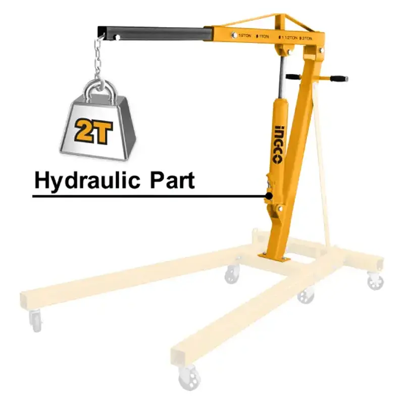 Ingco Hec21-1 Engine Crane — Hydraulic Component Only 1